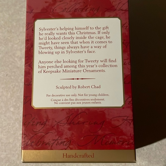 Hallmark Ornament Sylvester’s Gift Looney Tunes new in box unused condition - Picture 4 of 5